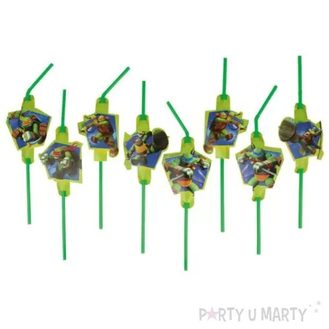 slomki zolwie ninja amscan 24 cm 8 szt