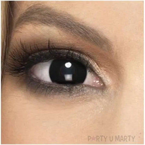 soczewki kolorowe czarownica czarne smiffys jednodniowe