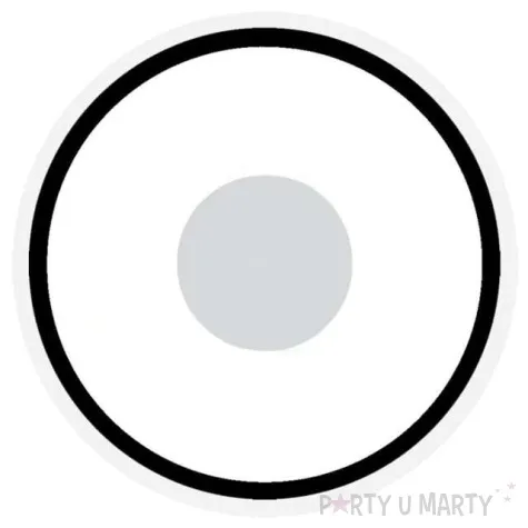 soczewki kolorowe manson biale smiffys jednodniowe