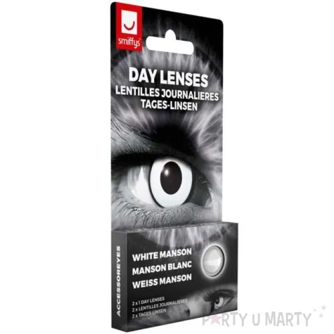 soczewki kolorowe marilyn manson czarne smiffys jednodniowe