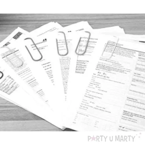 spinacze classic xl metalowe ok office 50 mm 100 szt