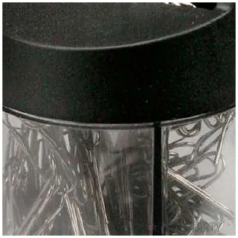 spinacze w pudelku magnetycznym srebrne titanum 28 mm 100 szt