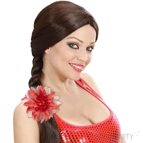 spinka do wlosow kwiat czerwony widmann