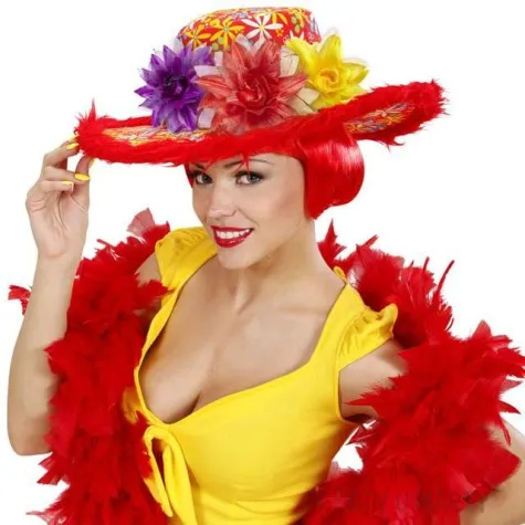 spinka do wlosow kwiat czerwony widmann