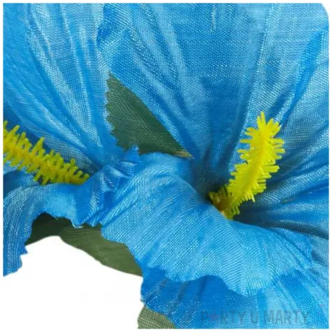 spinka do wlosow kwiat hibiskusa blekitny widmann