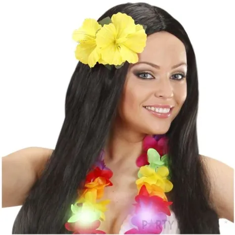 spinka do wlosow kwiaty hibiskus zolty widmann