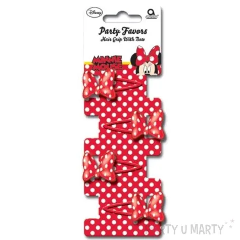 spinka do wlosow myszka minnie amscan 4 szt