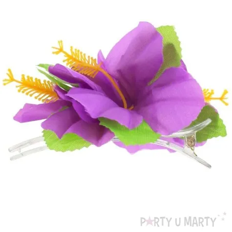 spinka hawajska aloha kwiaty fioletowa godan