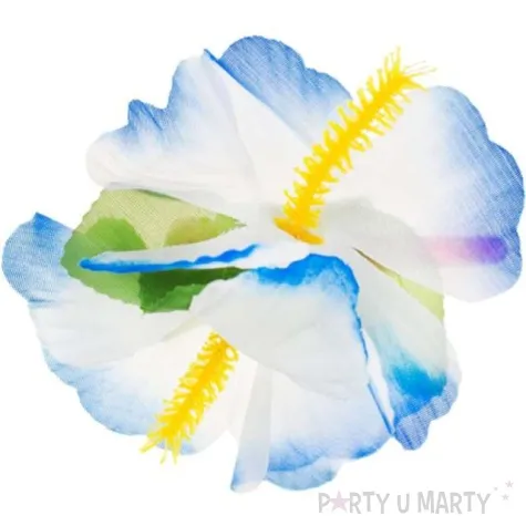 spinka hawajska aloha kwiaty niebieska godan