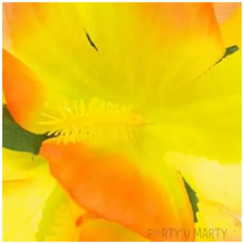 spinka hawajska aloha kwiaty pomaranczowa godan