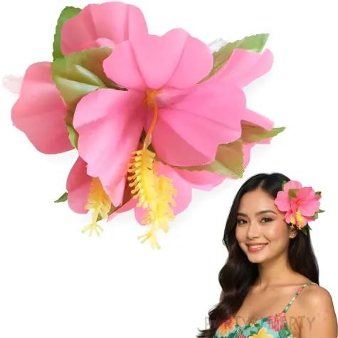 spinka hawajska aloha kwiaty rozowa godan