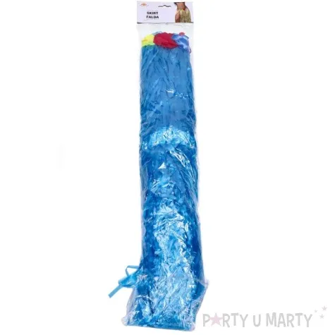 spodnica hawajska dluga niebieska guirca 75 cm