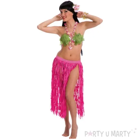 spodnica hawajska dluga rozowa carnival toys 70 cm