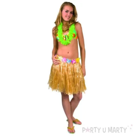 spodnica hawajska rozowa partytino 40 cm