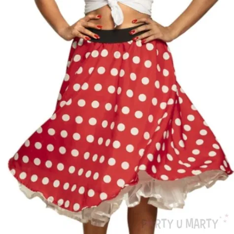 spodnica hiszpanskie lata 50 te czerwona boland rozm m