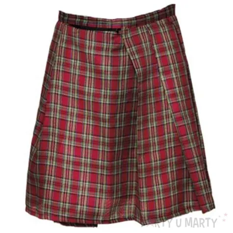 spodnica kilt szkota czerwona boland