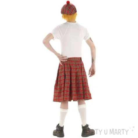 spodnica kilt szkota czerwona folat