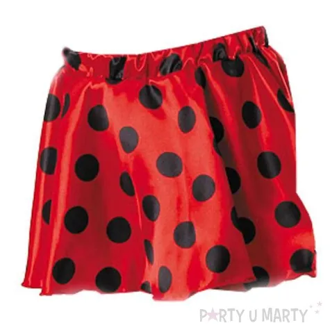 spodniczka biedronka atlasowa kraszek