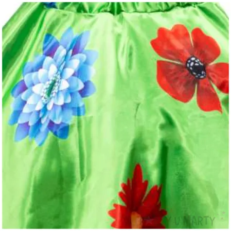 spodniczka pani wiosna zielona kraszek 33 cm