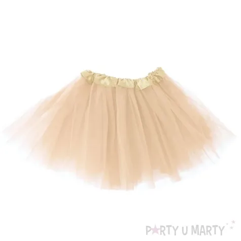 spodniczka tutu classic bezowy partypal 30 cm