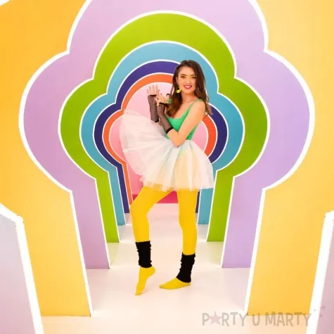 spodniczka tutu classic bialy partypal 30 cm