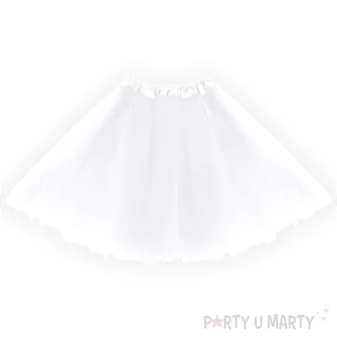 spodniczka tutu classic bialy partypal 40 cm