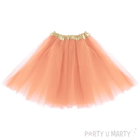 spodniczka tutu classic brzoskwiniowy partypal 40 cm