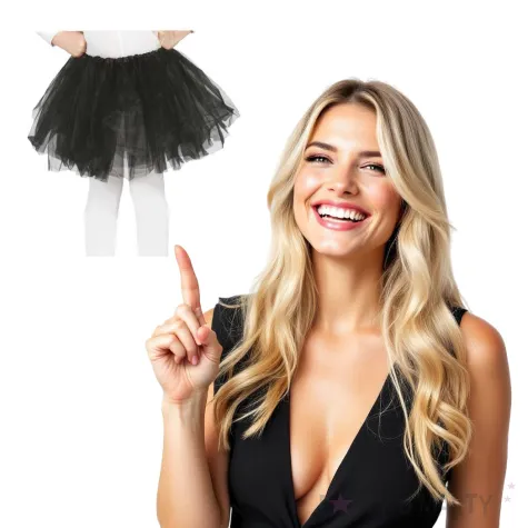 spodniczka tutu classic czarna guirca 31 cm