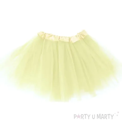 spodniczka tutu classic kremowy partypal 30 cm