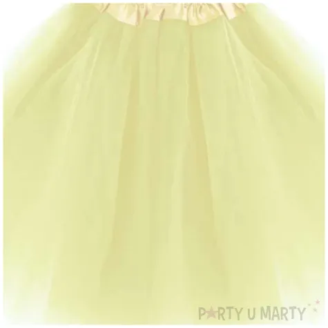 spodniczka tutu classic kremowy partypal 40 cm