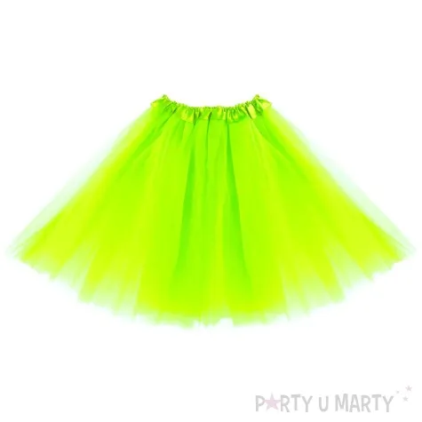 spodniczka tutu classic limonkowy partypal 40 cm