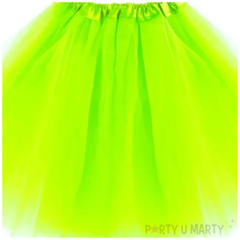 spodniczka tutu classic limonkowy partypal 40 cm