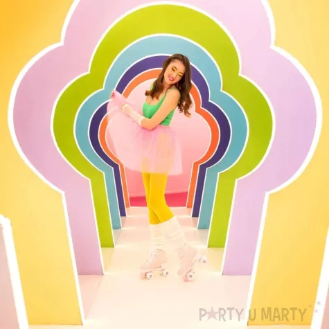 spodniczka tutu classic rozowy jasny partypal 40 cm