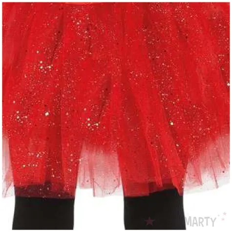 spodniczka tutu classic shine czerwona guirca 31 cm