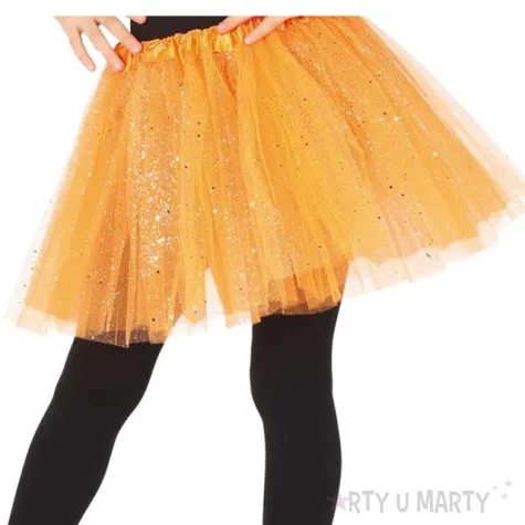 spodniczka tutu classic shine pomaranczowa guirca 31 cm