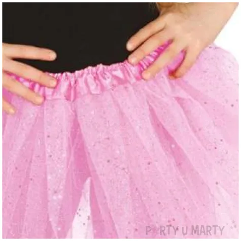 spodniczka tutu classic shine rozowe guirca 30 cm