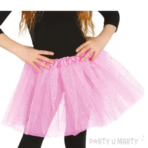spodniczka tutu classic shine rozowe guirca 30 cm