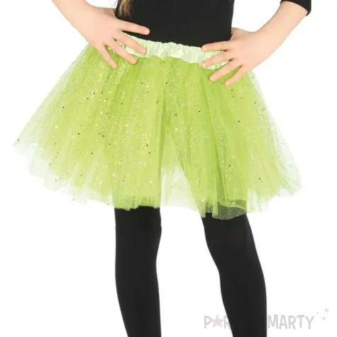 spodniczka tutu classic shine zielona guirca 31 cm