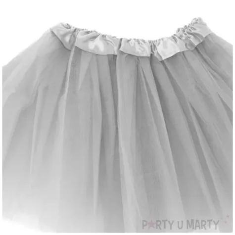 spodniczka tutu classic srebrny partypal 30 cm