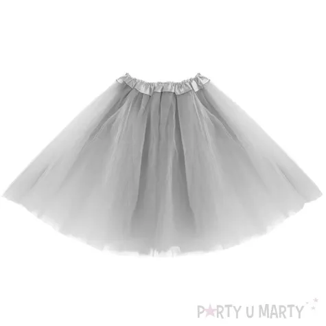 spodniczka tutu classic szary partypal 40 cm