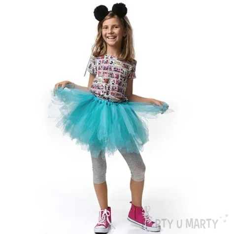 spodniczka tutu classic turkusowy partydeco 34 cm 1szt