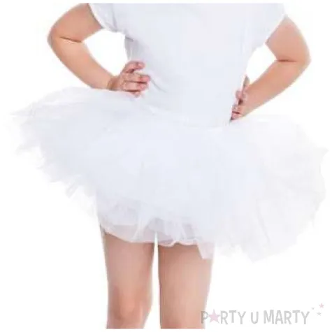 spodniczka tutu dziecieca biala godan 23 cm