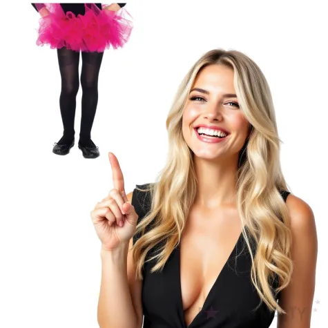 spodniczka tutu dziecieca roz neonowy godan