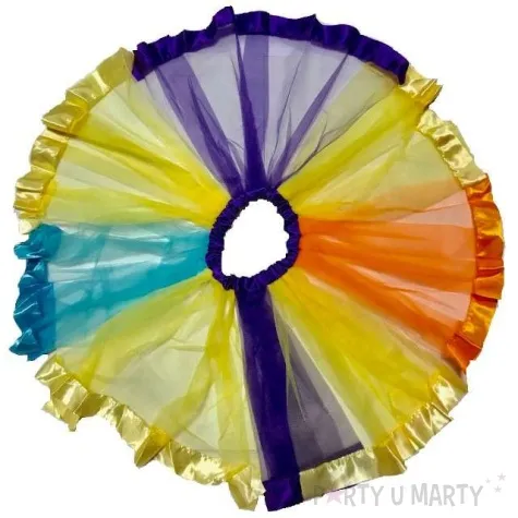 spodniczka tutu dziecieca teczowa kraszek 30 cm