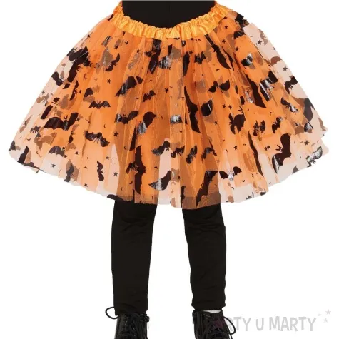 spodniczka tutu nietoperze pomaranczowy guirca 30 cm