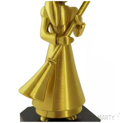 statuetka nagroda najlepszy kostium hallowen czarownica zloty puchar pamiatka 17 5 cm
