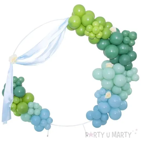 stelaz do girland balonowych kolo bialy partypal 195 x 200 cm