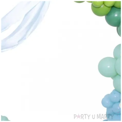 stelaz do girland balonowych kolo bialy partypal 195 x 200 cm