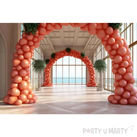 stelaz do girland balonowych luk stojacy bialy gemar 3m