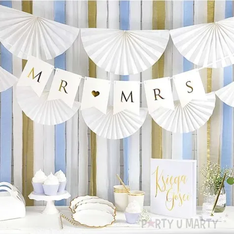 stojaczek z dlugopisem classic gold bialy 16cm 1 szt